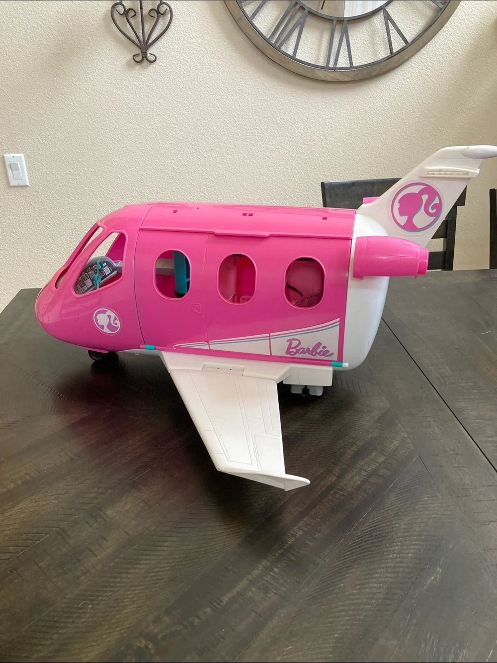 Barbie Hot Pink and White Dream Airplane